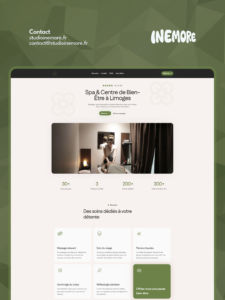 Landing Page Salon De Massage
