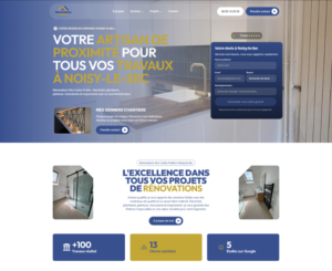 Landing Page Rénovation