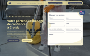Landing Page Entreprise De Nettoyage